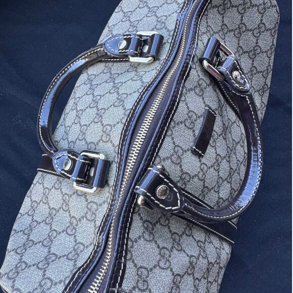 Gucci GG Supreme Joy Boston Medium Top Handle Monogram Satchel Hand Bag - Picture 2 of 10